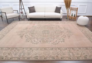 Vintage Persian Large Area Rug - Thumbnail