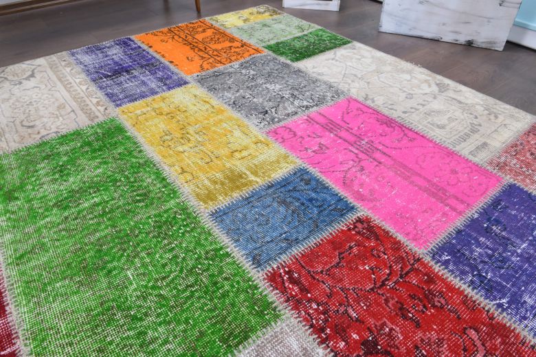 Vintage Patchwork Oversized Area Rug