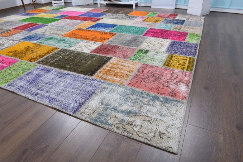 Vintage Patchwork Oversized Area Rug