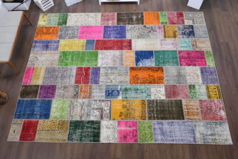 Vintage Patchwork Oversized Area Rug