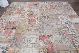 Vintage Patchwork Extra Large Area Rug - Thumbnail