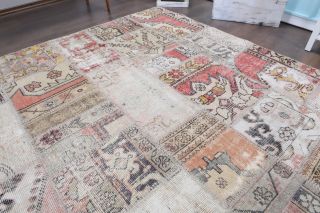 Vintage Patchwork Extra Large Area Rug - Thumbnail