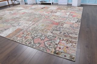 Vintage Patchwork Extra Large Area Rug - Thumbnail