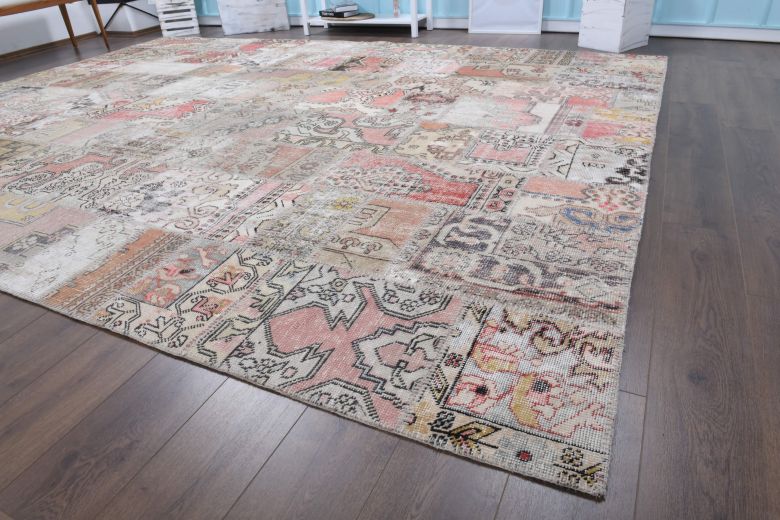 Vintage Patchwork Extra Large Area Rug