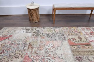 Vintage Patchwork Extra Large Area Rug - Thumbnail