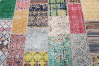 Vintage Patchwork Oversized Area Rug - Thumbnail