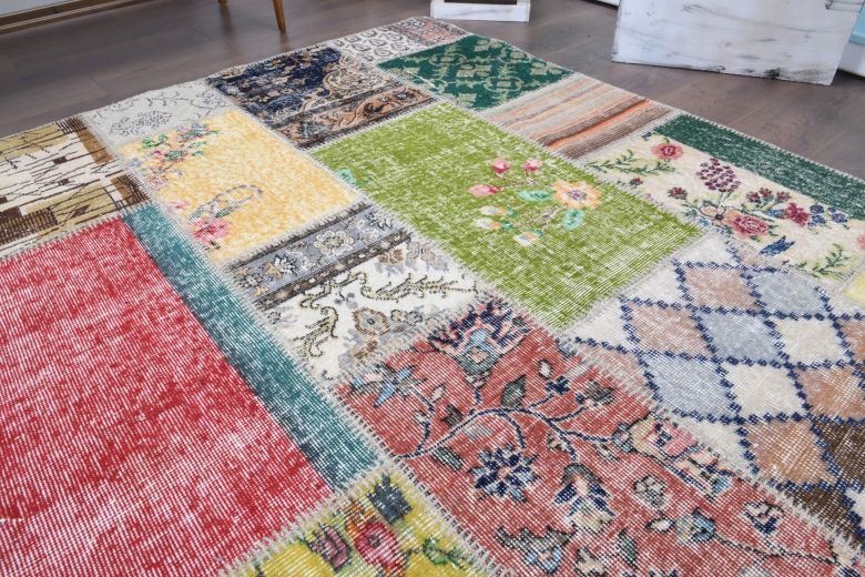 Vintage Patchwork Oversized Area Rug