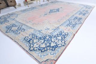 Antique Oversized Unique Area Rug - Thumbnail