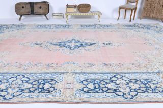 Antique Oversized Unique Area Rug - Thumbnail