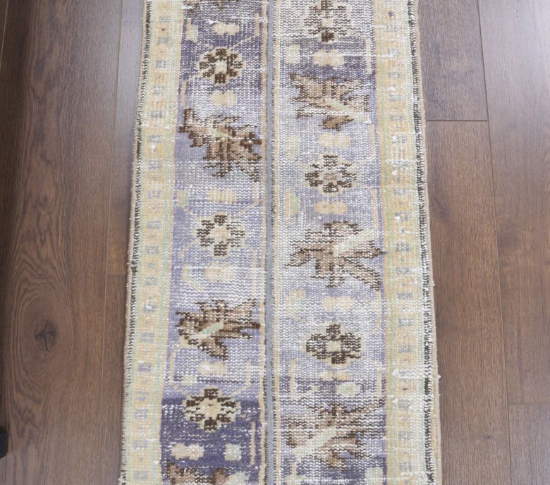 1x7 Handmade Patchwork Runner Rug