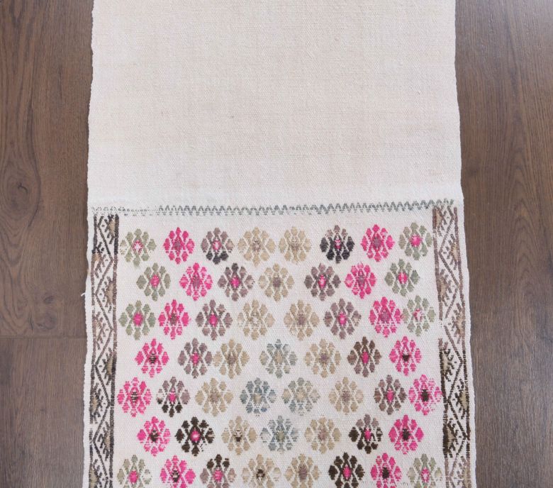 1x7 Wool Vintage Narrow Runner Rug