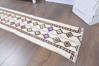 1x9 Handmade Patchwork Runner Rug - Thumbnail