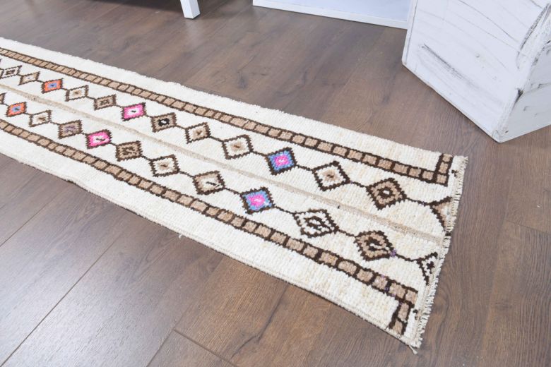 1x9 Handmade Patchwork Runner Rug