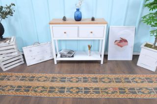 2x10 Handmade Patchwork Runner Rug - Thumbnail