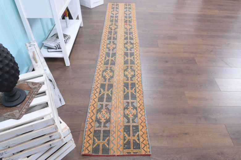 2x10 Handmade Patchwork Runner Rug