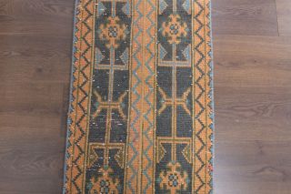 2x10 Handmade Patchwork Runner Rug - Thumbnail