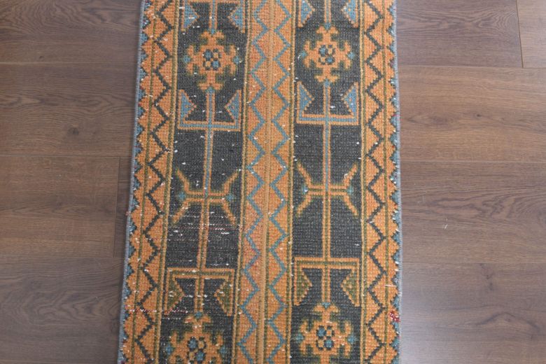 2x10 Handmade Patchwork Runner Rug