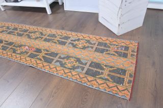 2x10 Handmade Patchwork Runner Rug - Thumbnail