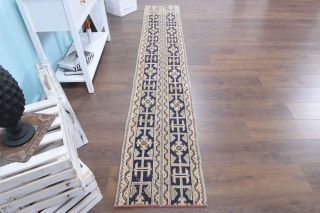 2x10 Handmade Patchwork Runner Rug - Thumbnail