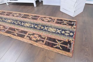 2x10 Handmade Patchwork Runner Rug - Thumbnail