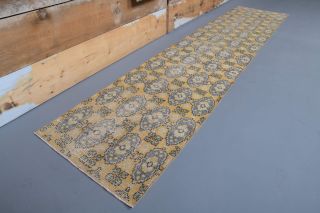 Hand-Knotted Vintage Runner Rug - Thumbnail