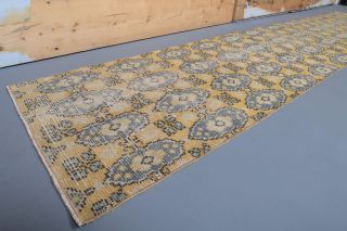 Hand-Knotted Vintage Runner Rug - Thumbnail