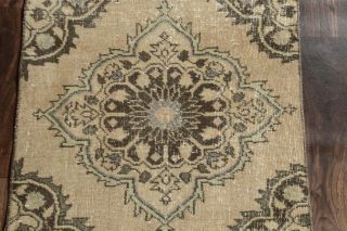 Vintage Oushak Runner Rug - Thumbnail