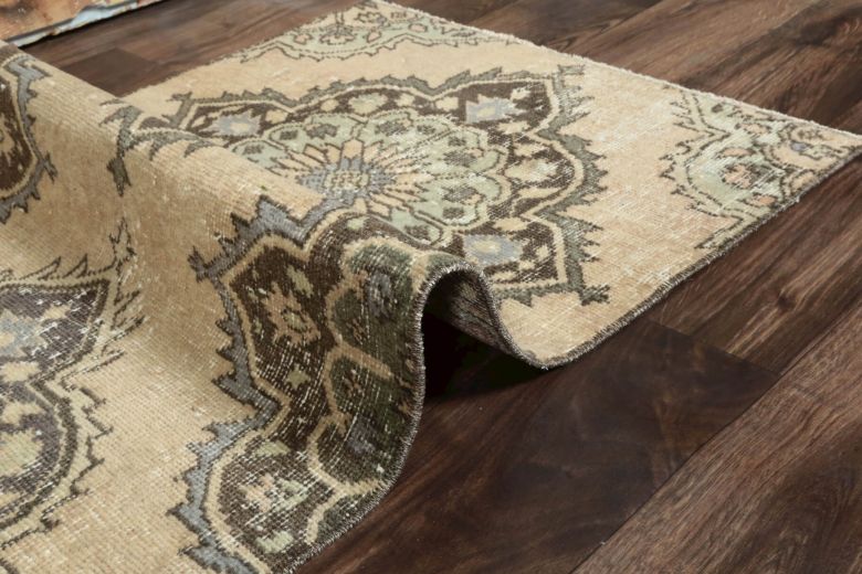 Vintage Oushak Runner Rug