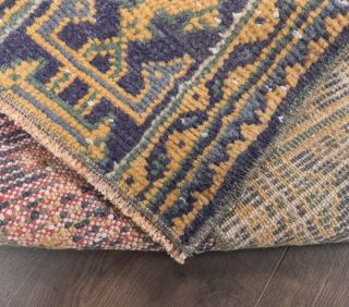 Vintage Patchwork Runner Rug - Thumbnail