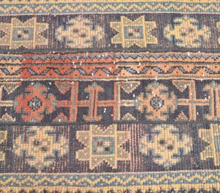 Vintage Patchwork Runner Rug - Thumbnail