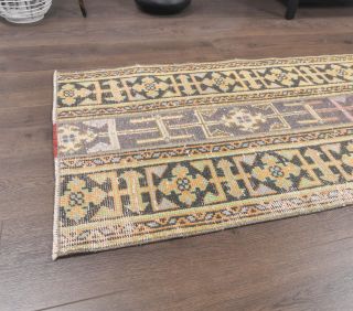 Vintage Patchwork Runner Rug - Thumbnail