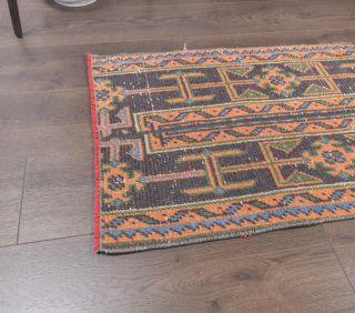 Vintage Patchwork Runner Rug - Thumbnail