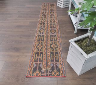 Vintage Patchwork Runner Rug - Thumbnail