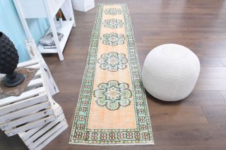 2x10 Wool Vintage Runner Rug - Thumbnail