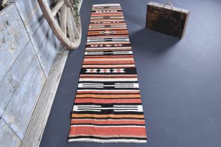 2x10 Wool Vintage Runner Rug - Thumbnail