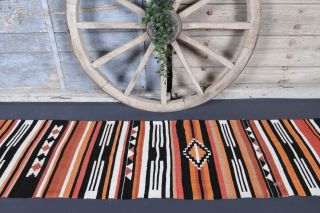 2x10 Wool Vintage Runner Rug - Thumbnail