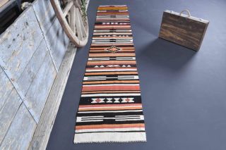 2x10 Wool Vintage Runner Rug - Thumbnail