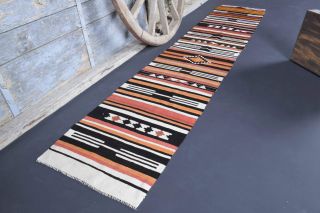 2x10 Wool Vintage Runner Rug - Thumbnail