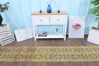 2x11 Handmade Patchwork Runner Rug - Thumbnail