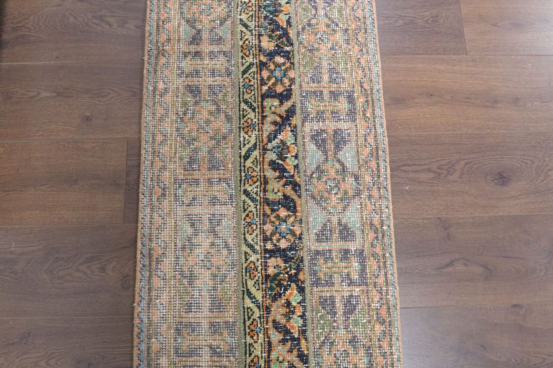 2x11 Handmade Patchwork Runner Rug