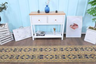 2x11 Handmade Patchwork Runner Rug - Thumbnail