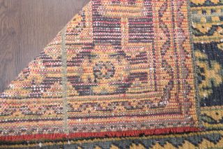 2x11 Handmade Patchwork Runner Rug - Thumbnail