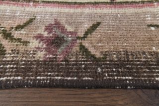 3x11 Vintage Handwoven Oushak Runner - Thumbnail