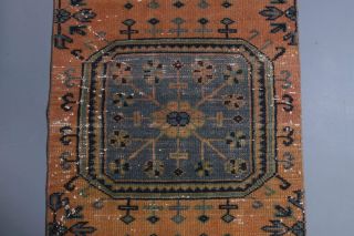 Oushak Vintage Runner Rug - Thumbnail