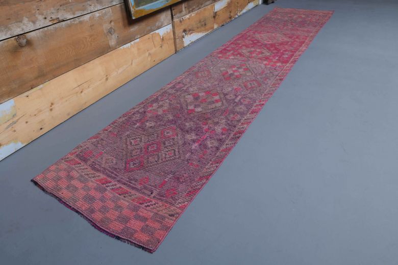 Vintage Pink Runner Rug