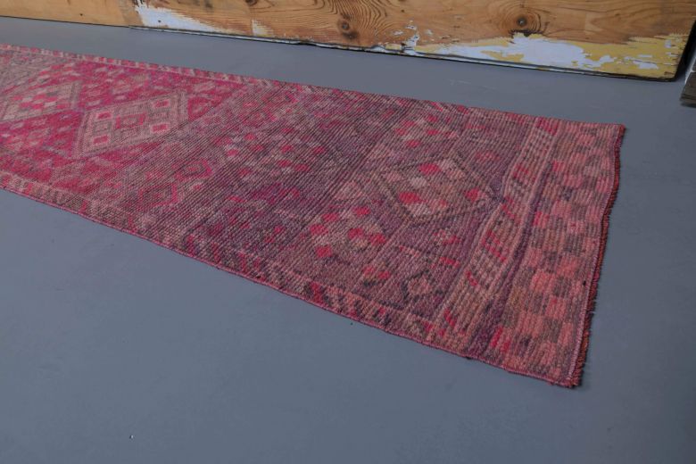 Vintage Pink Runner Rug