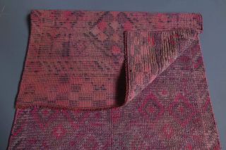 Vintage Pink Runner Rug - Thumbnail