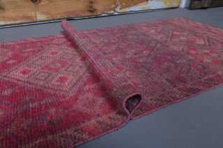 Vintage Pink Runner Rug - Thumbnail