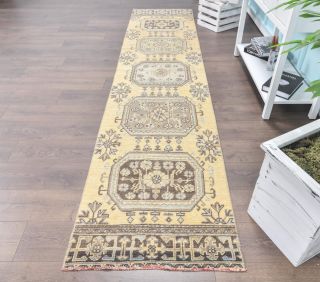 Floral Vintage Runner Rug - Thumbnail