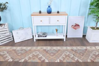 2x11 Wool Vintage Runner Rug - Thumbnail